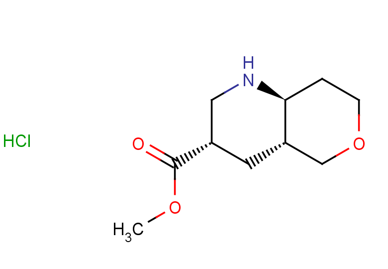 methyl (3S,4aR,8aS)-octahydro-1H-pyrano[4,3-b]pyridine-3-carboxylate hydrochloride