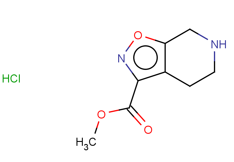 methyl 4,5,6,7-tetrahydroisoxazolo[5,4-c]pyridine-3-carboxylate hydrochloride