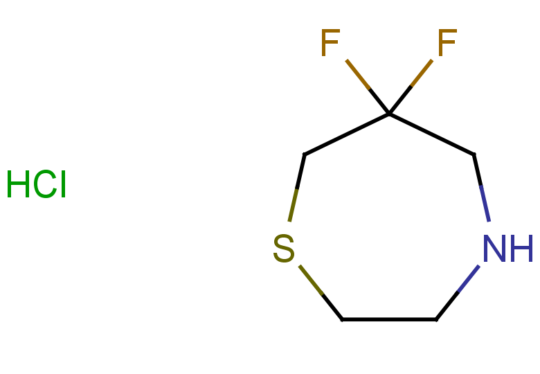 6,6-difluoro-1,4-thiazepane hydrochloride