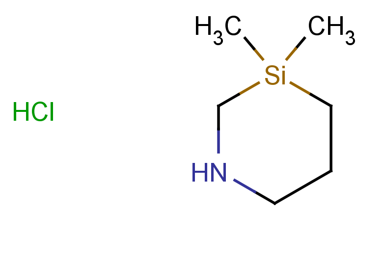 3,3-dimethyl-1,3-azasilinane hydrochloride