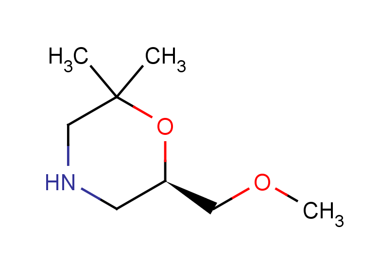 (6R)-6-(methoxymethyl)-2,2-dimethylmorpholine