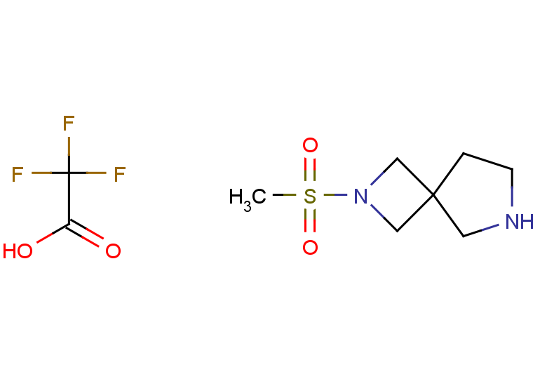 2-methanesulfonyl-2,6-diazaspiro[3.4]octane, trifluoroacetic acid