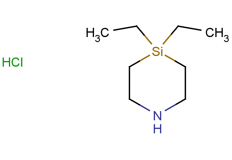 4,4-diethyl-1,4-azasilinane hydrochloride
