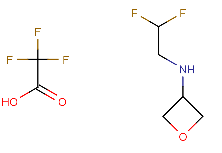 N-(2,2-difluoroethyl)oxetan-3-amine, trifluoroacetic acid