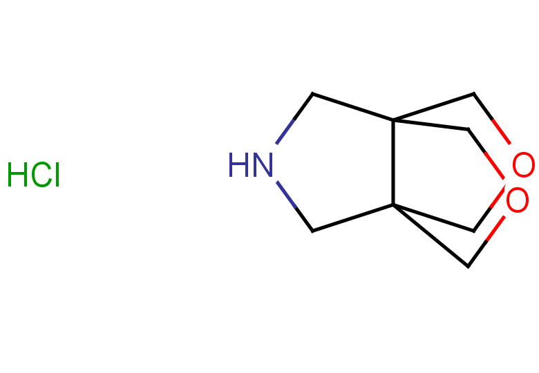 3,7-dioxa-10-azatricyclo[3.3.3.0,1,5]undecane hydrochloride