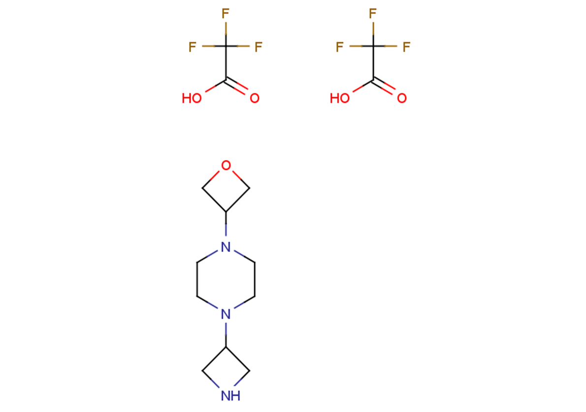 1-(azetidin-3-yl)-4-(oxetan-3-yl)piperazine bis(trifluoroacetate)