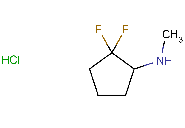 2,2-difluoro-N-methylcyclopentan-1-amine hydrochloride
