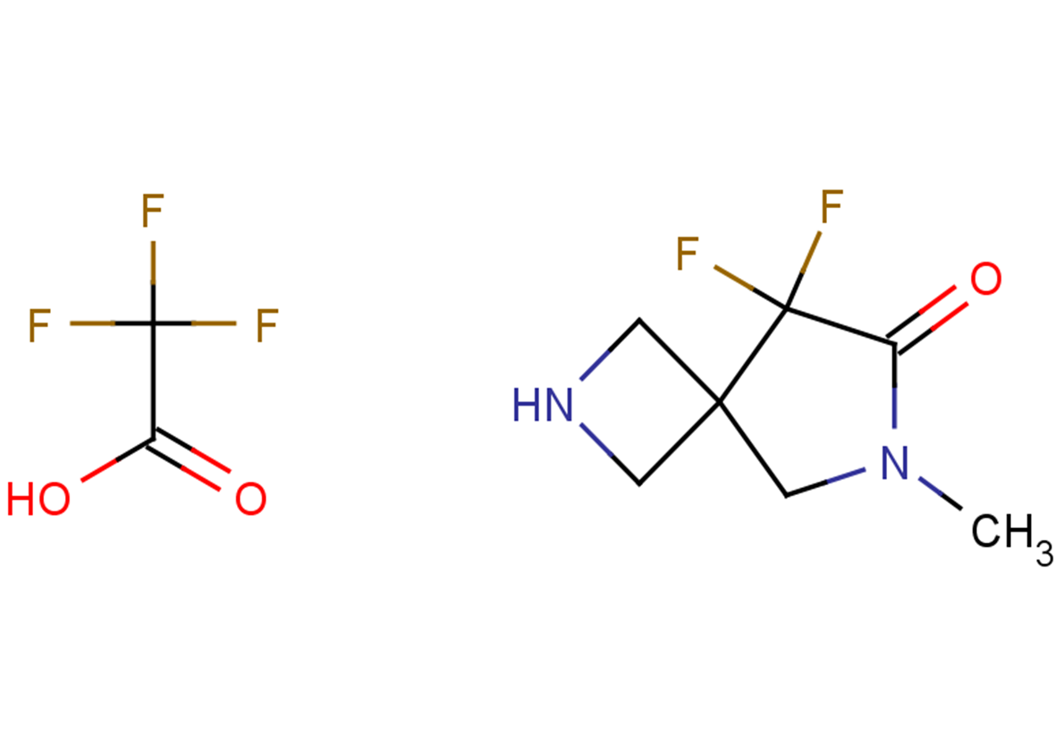 8,8-difluoro-6-methyl-2,6-diazaspiro[3.4]octan-7-one, trifluoroacetic acid