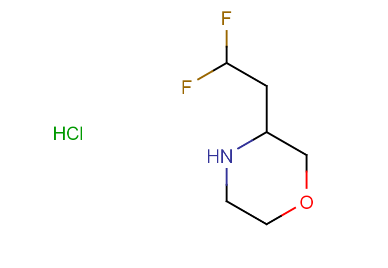 3-(2,2-difluoroethyl)morpholine hydrochloride