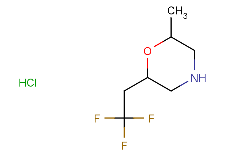 2-methyl-6-(2,2,2-trifluoroethyl)morpholine hydrochloride