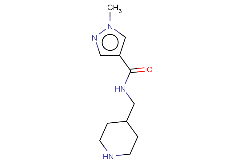 1-methyl-N-(piperidin-4-ylmethyl)-1H-pyrazole-4-carboxamide