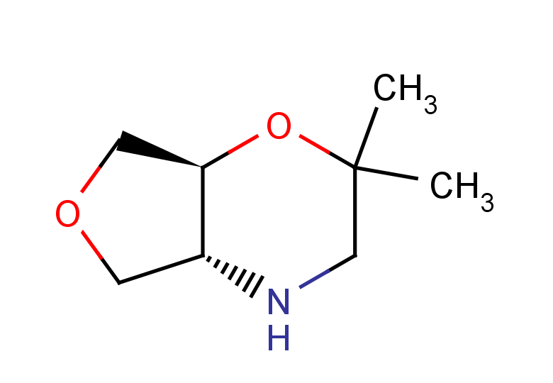rac-(4aR,7aS)-2,2-dimethyl-hexahydro-2H-furo[3,4-b]morpholine, trans