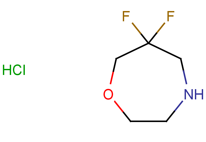 6,6-difluoro-1,4-oxazepane hydrochloride