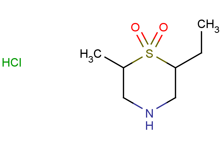 2-ethyl-6-methyl-1lambda6-thiomorpholine-1,1-dione hydrochloride
