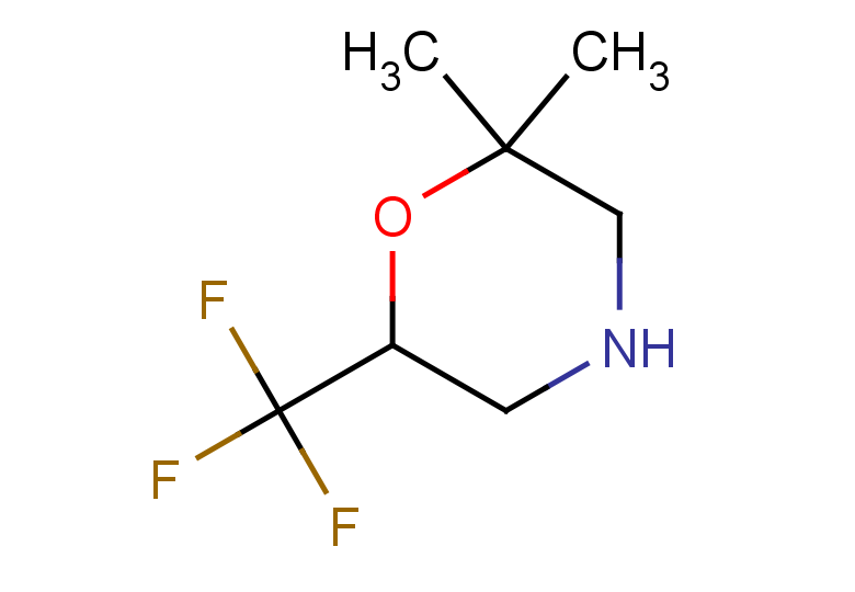 2,2-dimethyl-6-(trifluoromethyl)morpholine