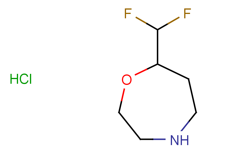 7-(difluoromethyl)-1,4-oxazepane hydrochloride