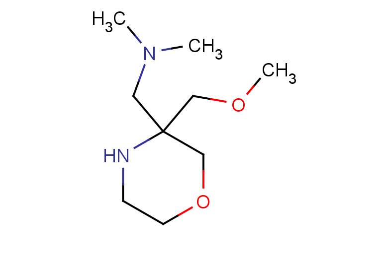 {[3-(methoxymethyl)morpholin-3-yl]methyl}dimethylamine