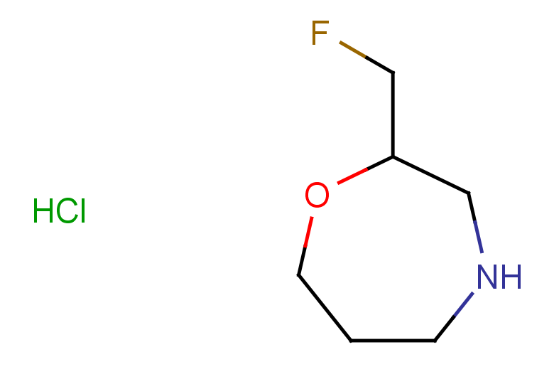 2-(fluoromethyl)-1,4-oxazepane hydrochloride