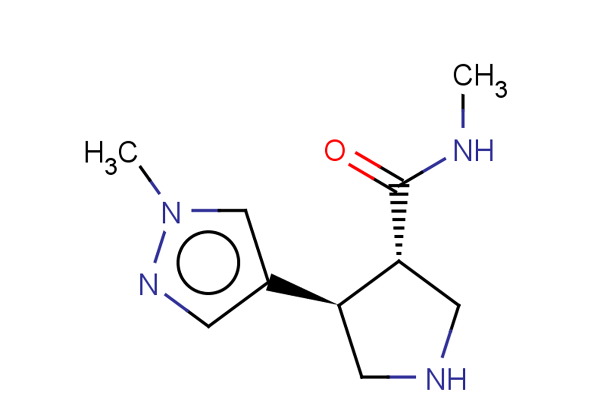 rac-(3R,4S)-N-methyl-4-(1-methyl-1H-pyrazol-4-yl)pyrrolidine-3-carboxamide
