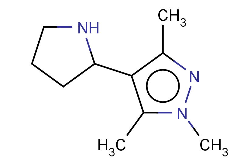 1,3,5-trimethyl-4-(pyrrolidin-2-yl)-1H-pyrazole
