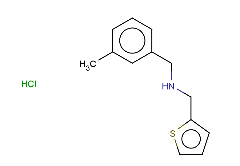 [(3-methylphenyl)methyl][(thiophen-2-yl)methyl]amine hydrochloride