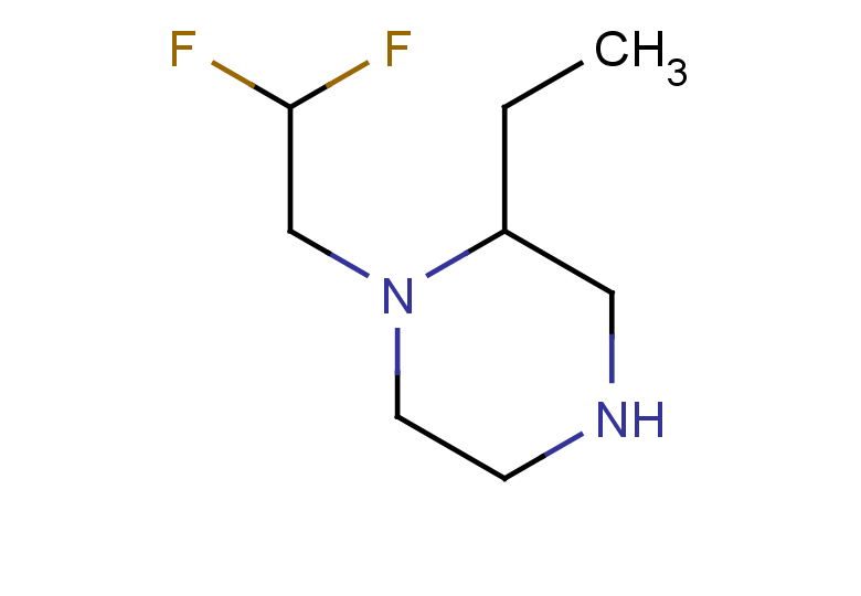 1-(2,2-difluoroethyl)-2-ethylpiperazine
