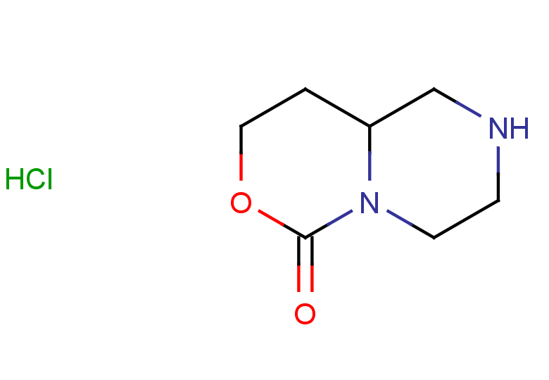octahydropiperazino[1,2-c][1,3]oxazin-6-one hydrochloride