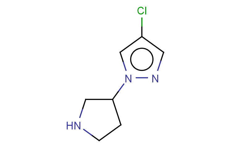4-chloro-1-(pyrrolidin-3-yl)-1H-pyrazole