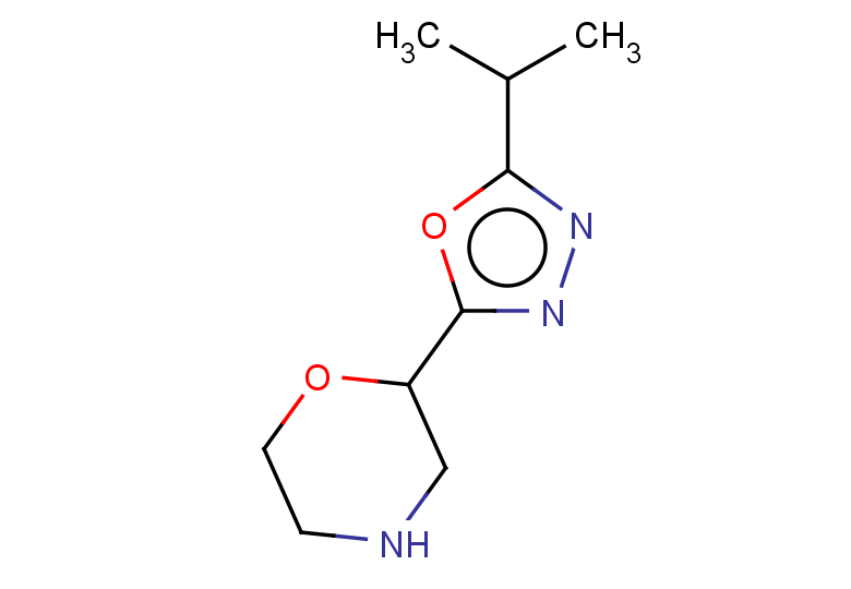 2-[5-(propan-2-yl)-1,3,4-oxadiazol-2-yl]morpholine