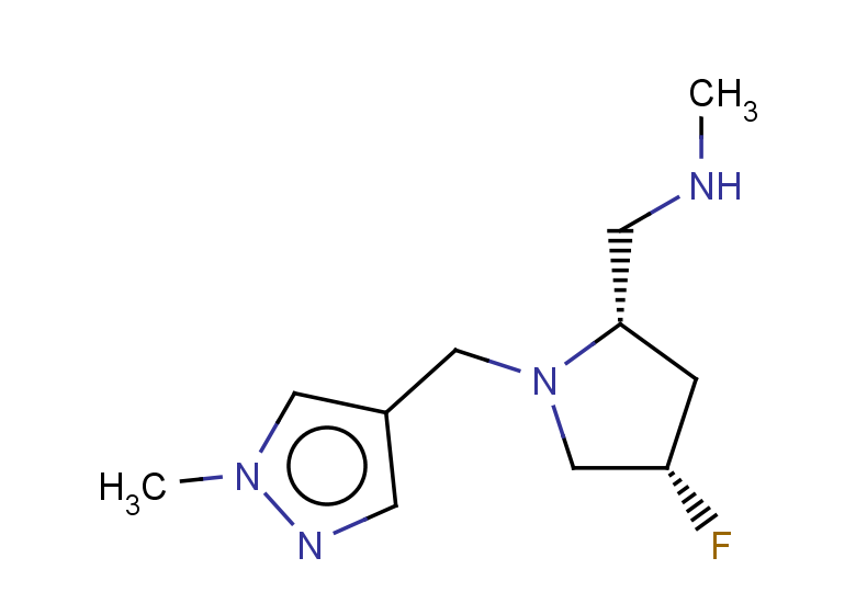 {[4-fluoro-1-[(1-methyl-1H-pyrazol-4-yl)methyl]pyrrolidin-2-yl]methyl}(methyl)amine