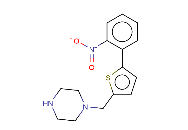1-{[5-(2-nitrophenyl)thiophen-2-yl]methyl}piperazine