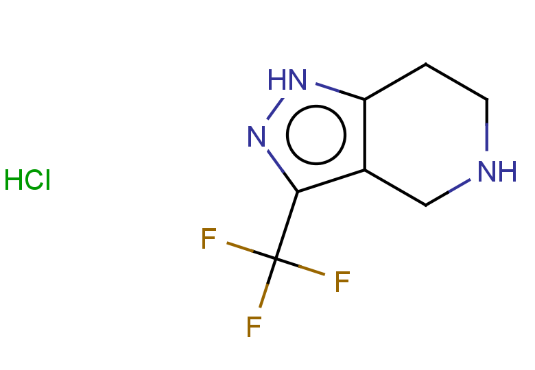 3-(trifluoromethyl)-1H,4H,5H,6H,7H-pyrazolo[4,3-c]pyridine hydrochloride