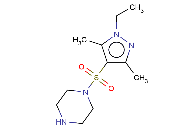 1-[(1-ETHYL-3,5-DIMETHYL-1H-PYRAZOL-4-YL)SULFONYL]PIPERAZINE