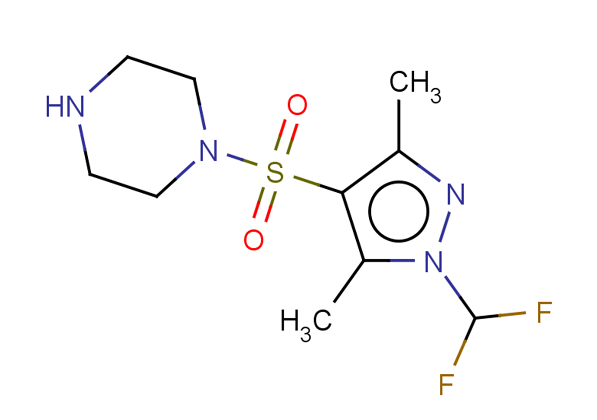 1-{[1-(difluoromethyl)-3,5-dimethyl-1H-pyrazol-4-yl]sulfonyl}piperazine