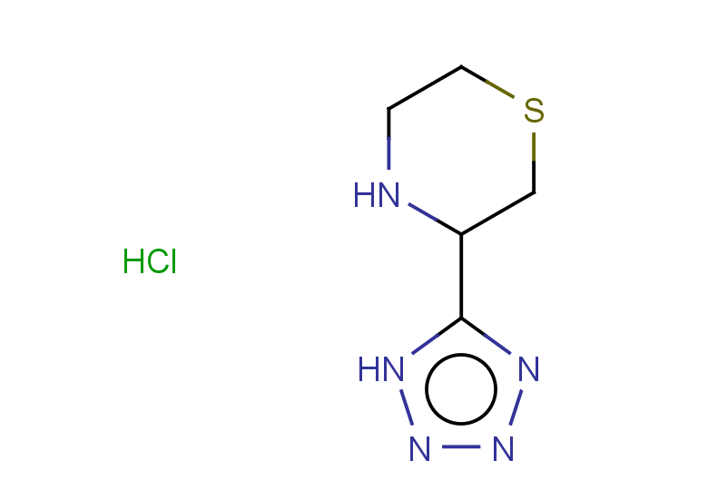 3-(1H-1,2,3,4-tetrazol-5-yl)thiomorpholine hydrochloride