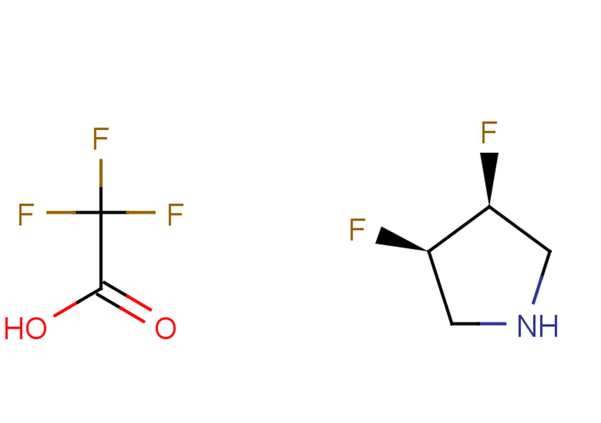 rac-(3R,4S)-3,4-difluoropyrrolidine, trifluoroacetic acid