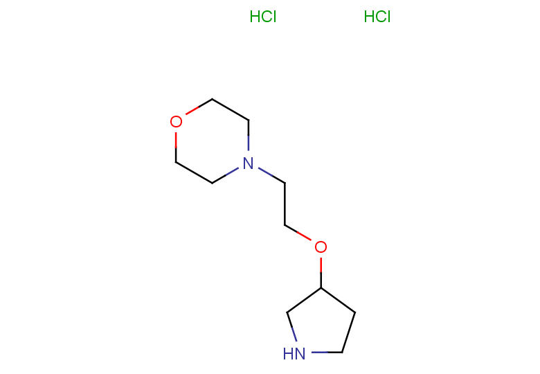 4-[2-(pyrrolidin-3-yloxy)ethyl]morpholine dihydrochloride