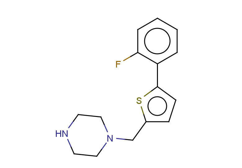 1-{[5-(2-fluorophenyl)thiophen-2-yl]methyl}piperazine