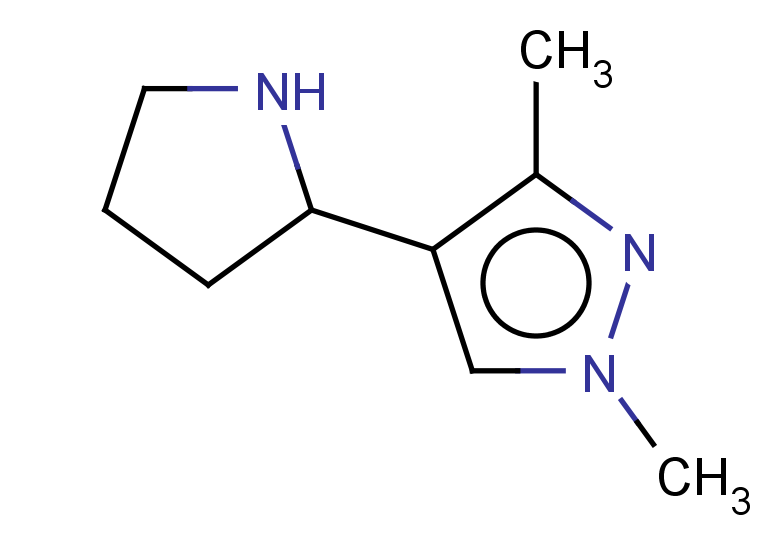 1,3-dimethyl-4-(pyrrolidin-2-yl)-1H-pyrazole