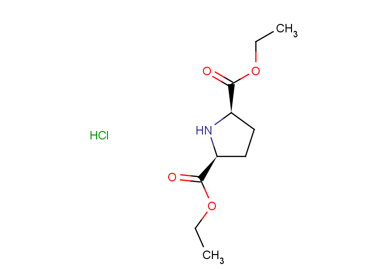 2,5-diethyl (2R,5S)-pyrrolidine-2,5-dicarboxylate hydrochloride
