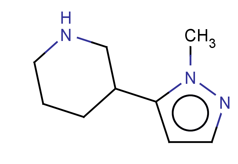 3-(1-methyl-1H-pyrazol-5-yl)piperidine