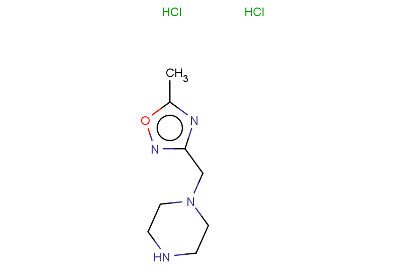 1-[(5-methyl-1,2,4-oxadiazol-3-yl)methyl]piperazine dihydrochloride
