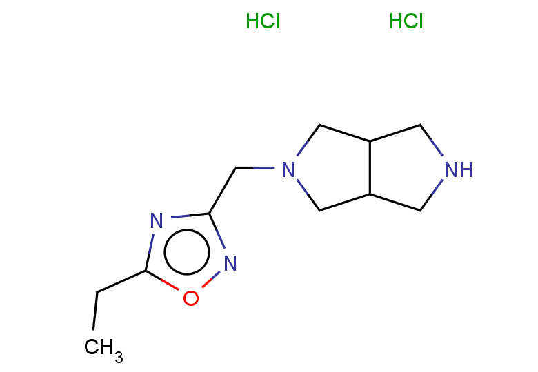 5-ethyl-3-{octahydropyrrolo[3,4-c]pyrrol-2-ylmethyl}-1,2,4-oxadiazole dihydrochloride
