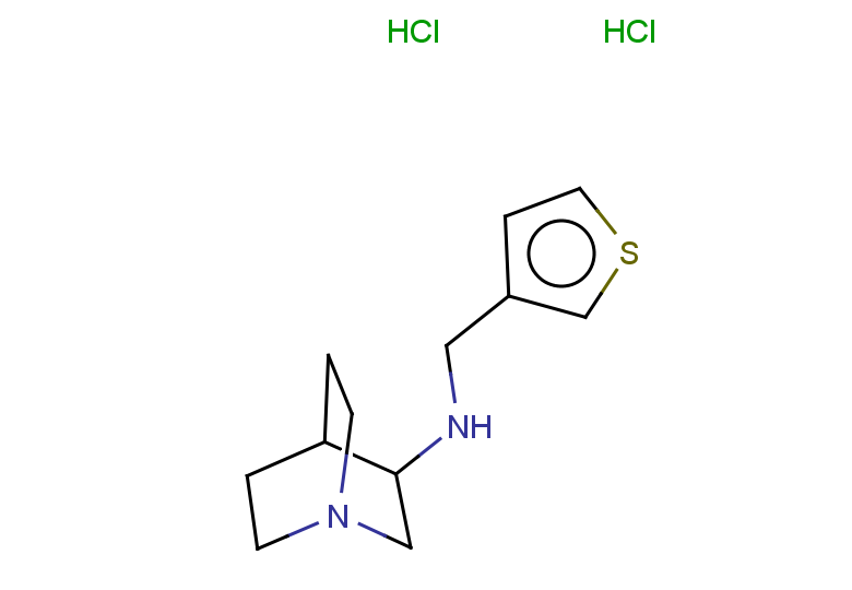 N-(thiophen-3-ylmethyl)-1-azabicyclo[2.2.2]octan-3-amine dihydrochloride