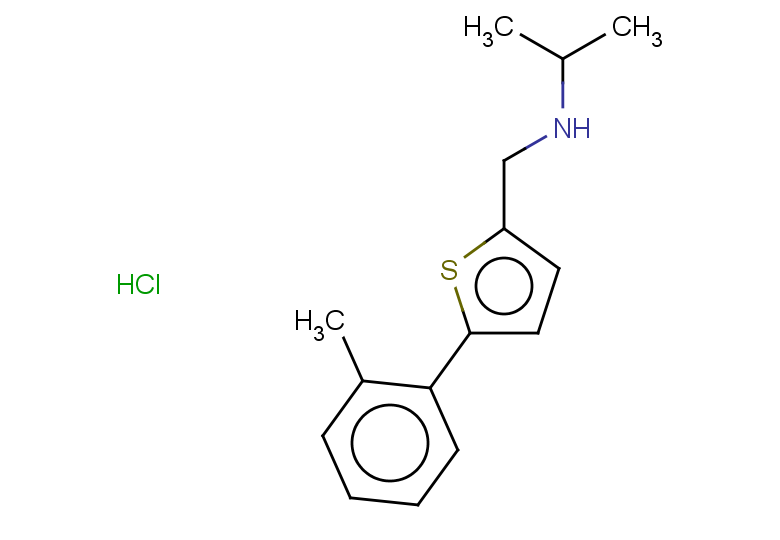 {[5-(2-methylphenyl)thiophen-2-yl]methyl}(propan-2-yl)amine hydrochloride