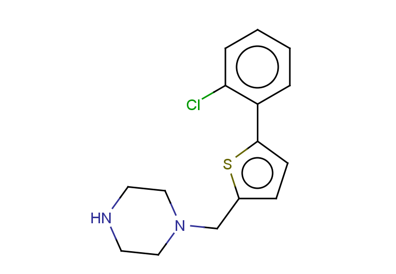 1-{[5-(2-chlorophenyl)thiophen-2-yl]methyl}piperazine