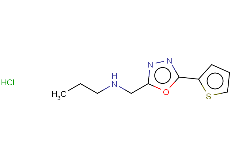 propyl({[5-(thiophen-2-yl)-1,3,4-oxadiazol-2-yl]methyl})amine hydrochloride
