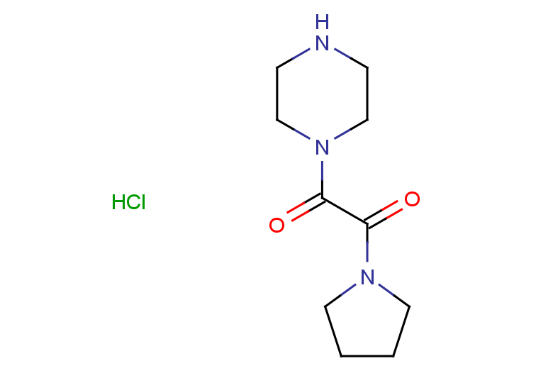 1-(piperazin-1-yl)-2-(pyrrolidin-1-yl)ethane-1,2-dione hydrochloride
