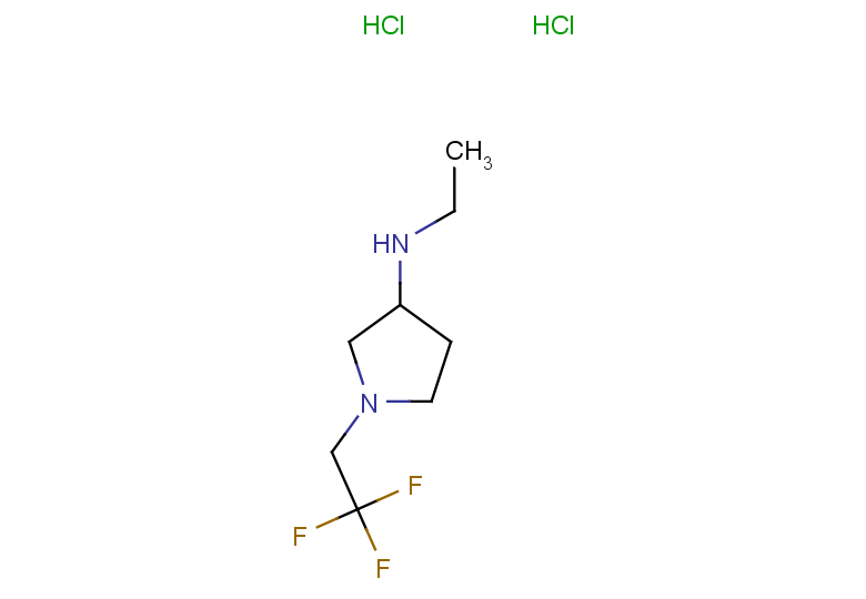 N-ethyl-1-(2,2,2-trifluoroethyl)pyrrolidin-3-amine dihydrochloride