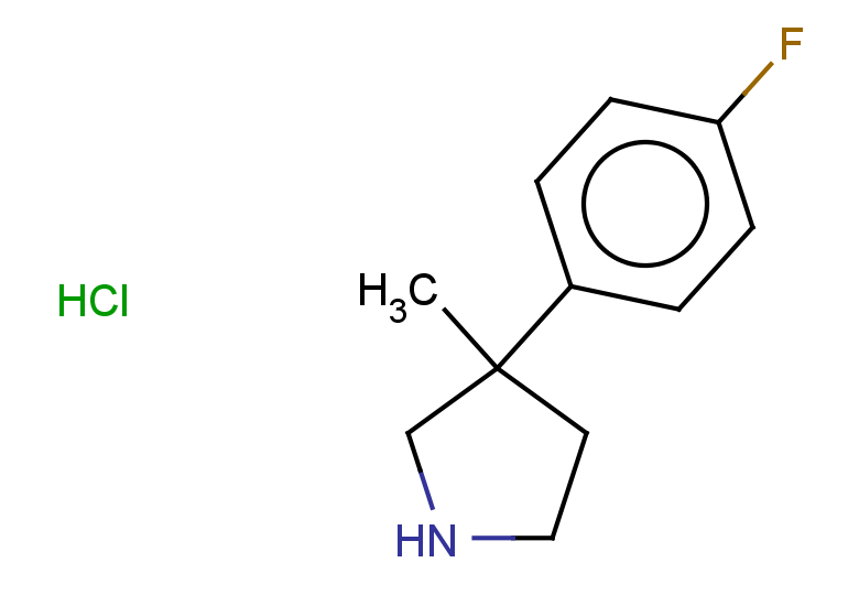 3-(4-fluorophenyl)-3-methylpyrrolidine hydrochloride